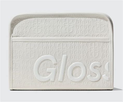 glossier makeup bag dupe|glossier white make up bag.